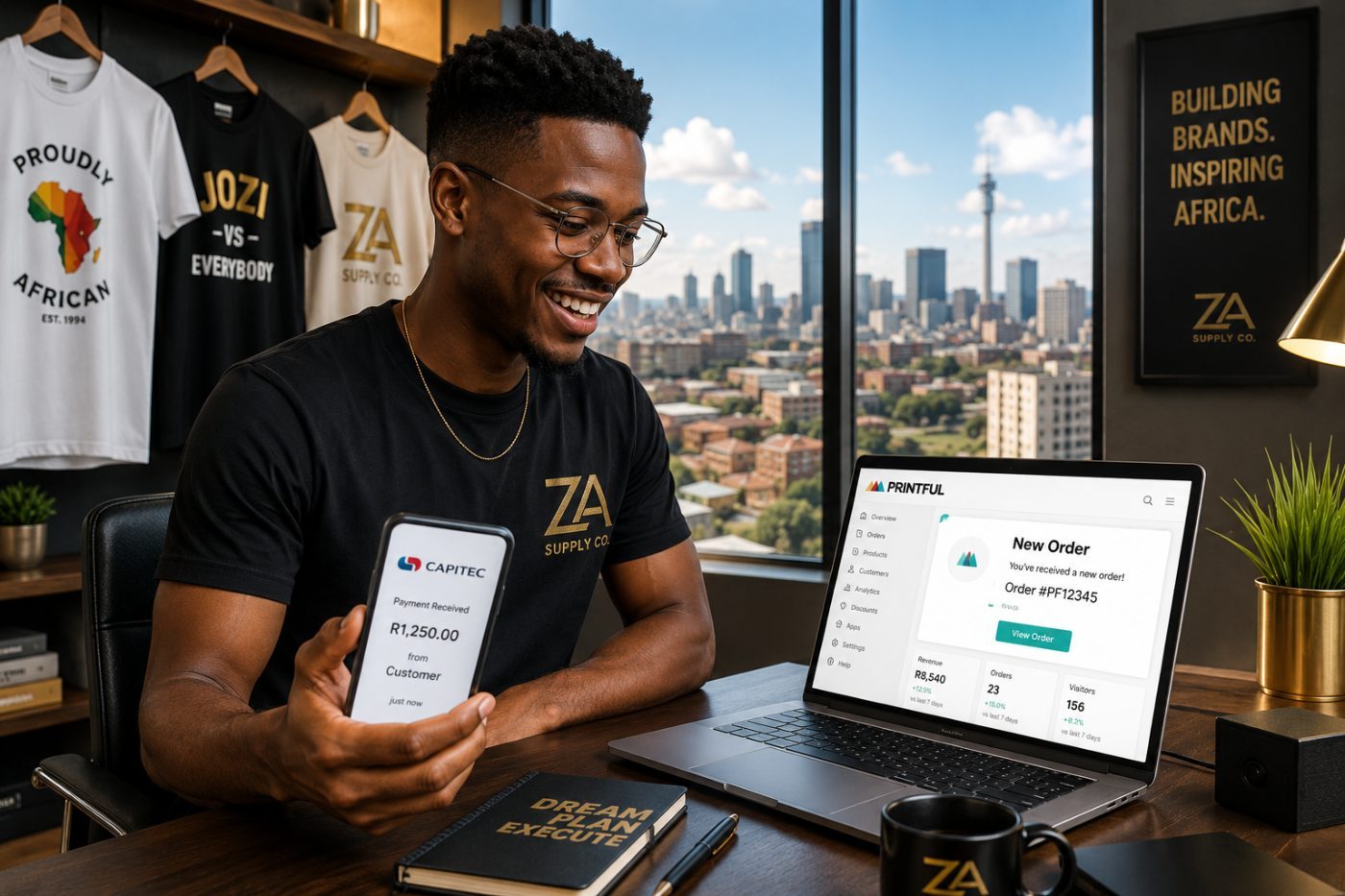 Print-on-Demand in South Africa: How to Start with R500 and No Stock in 2026